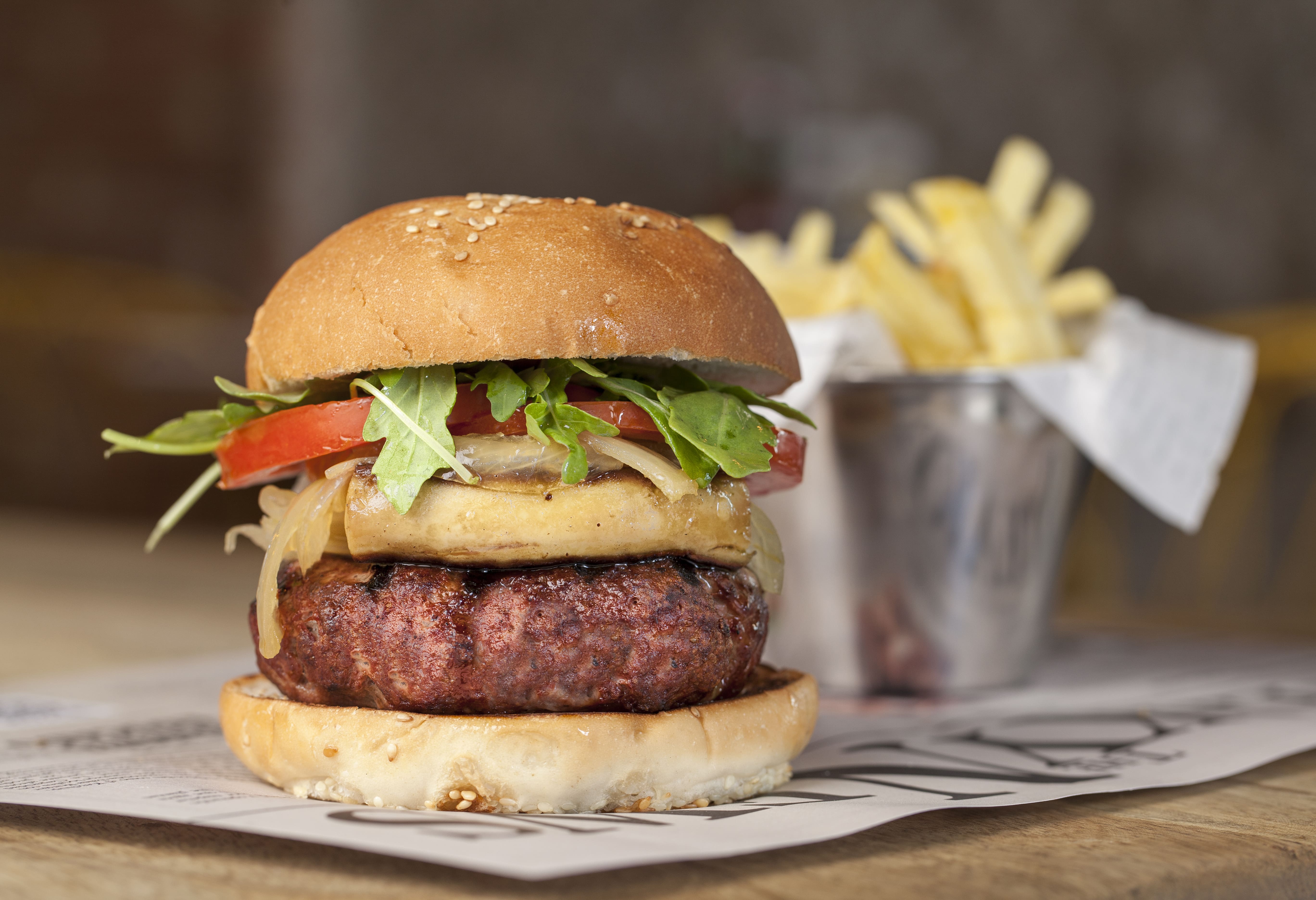 comida americana protagonismo de la hamburguesa