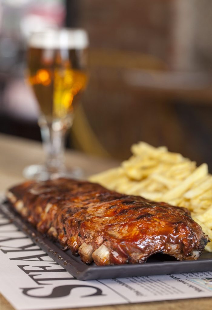 Costillas barbacoa
